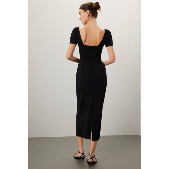 A.L.C. Black Midi Dress - Picture 5 of 13